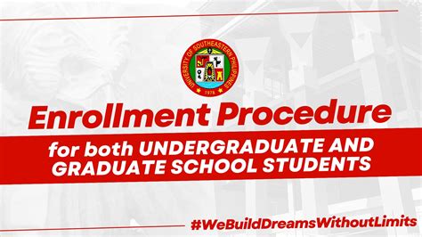 ENROLLMENT PROCEDURE For BOTH UNDERGRADUATE .